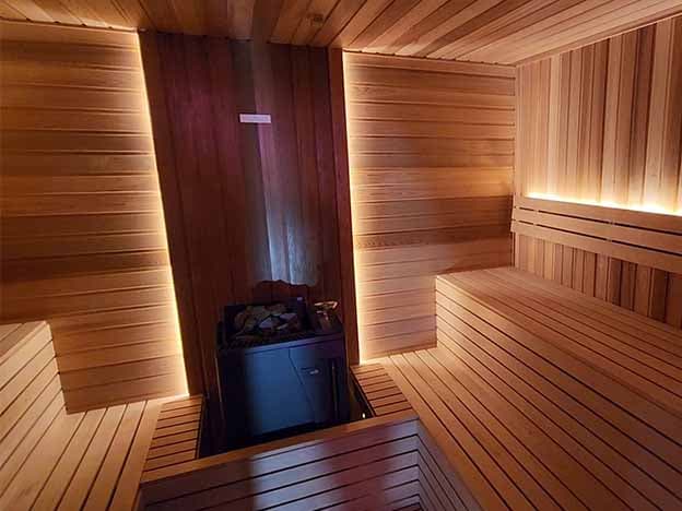SAUNA LIGHTS & STEREO